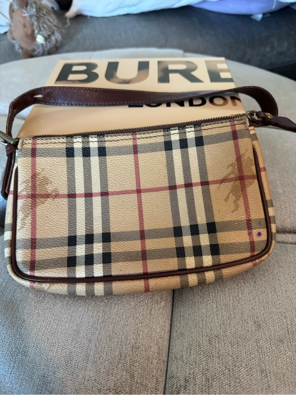 Vintage Burberry nova check mini pochette - Picture 9 of 9
